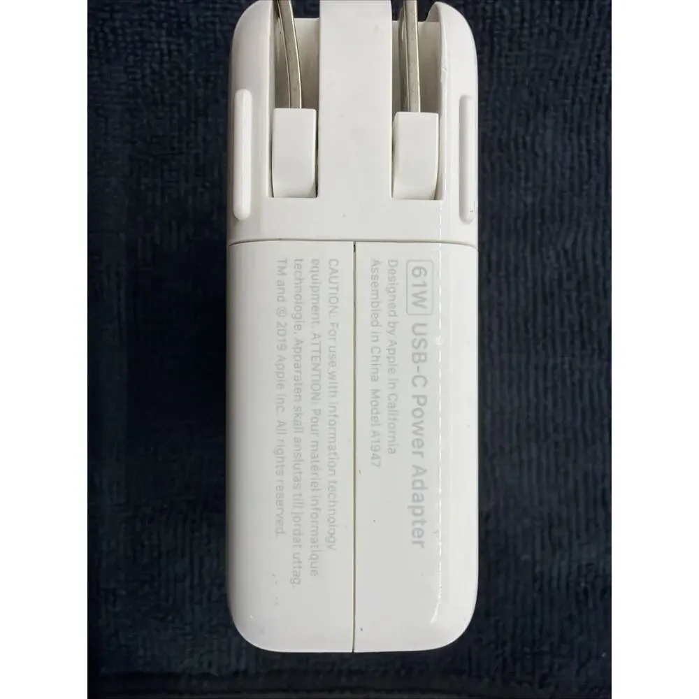 Original 61W USB-C AC Adapter Charger for Apple MacBook Pro 13